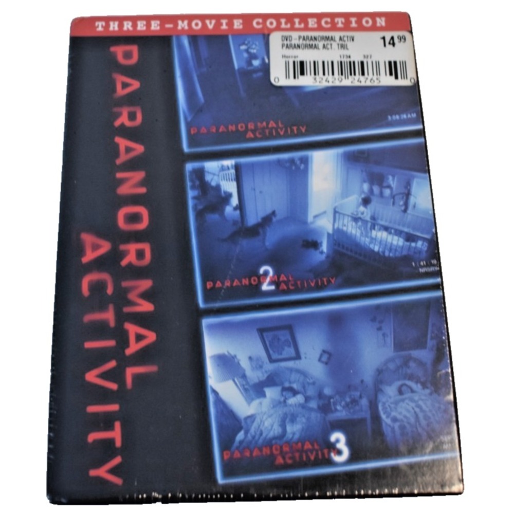 Paranormal Activity Trilogy 1 2 3 DVD 2012 3-Disc Set Horror Movie Brand New